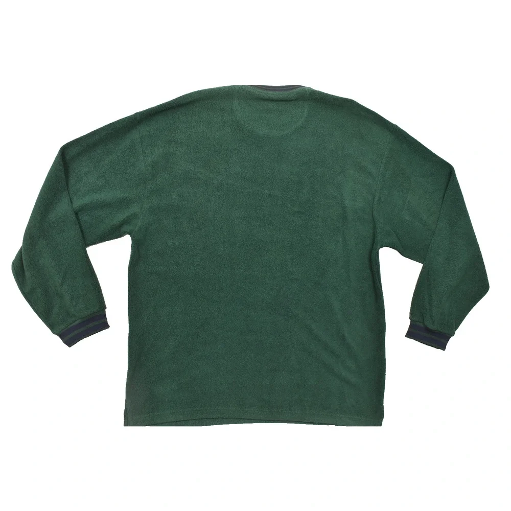 Chaps Ralph Lauren Men's XXL Green Fleece Crewneck Sweater Pullover NWT